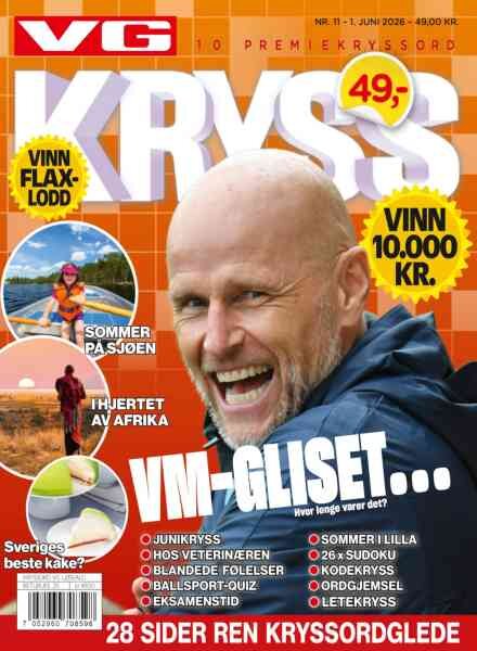 VG Kryssord – 1 Juni 2026 Cover
