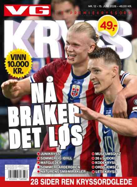 VG Kryssord – 15 Juni 2026 Cover