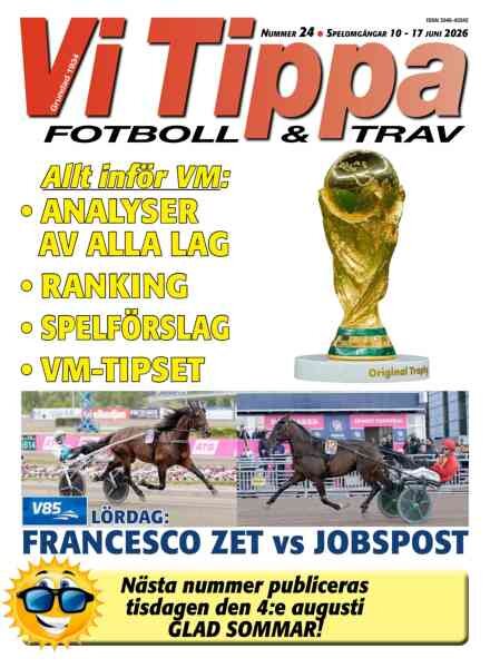 Vi Tippa – 9 Juni 2026 Cover