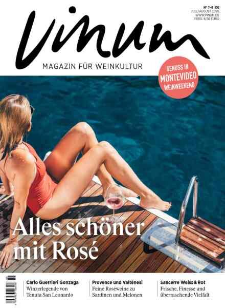 Vinum – Juli-August 2026 Cover