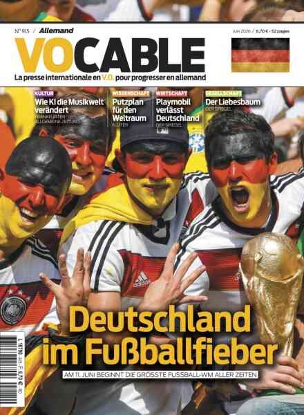 Vocable Allemand – Juin 2026 Cover