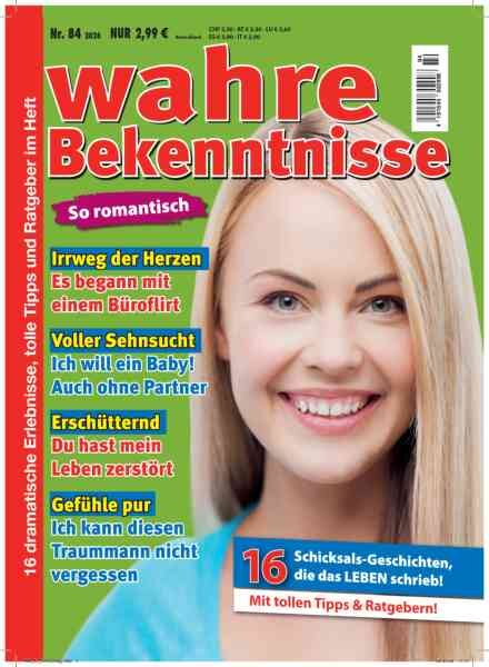 Wahre Bekenntnisse – Mai 2026 Cover
