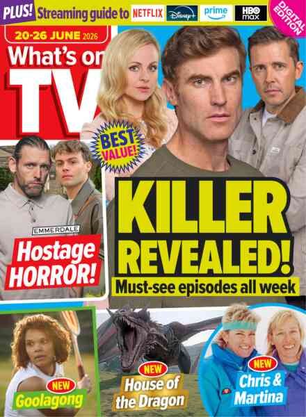 What’s on TV – 20 June 2026 Cover