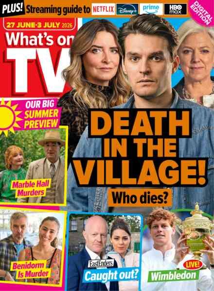 What’s on TV – 27 June 2026 Cover