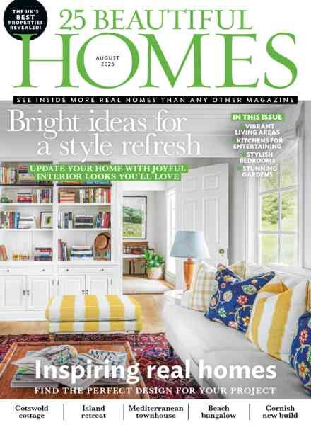 25 Beautiful Homes – August 2026 Cover