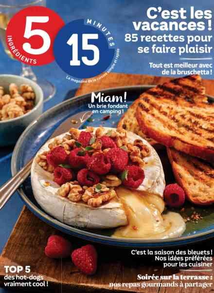 5 Ingredients 15 Minutes – Aout 2026 Cover
