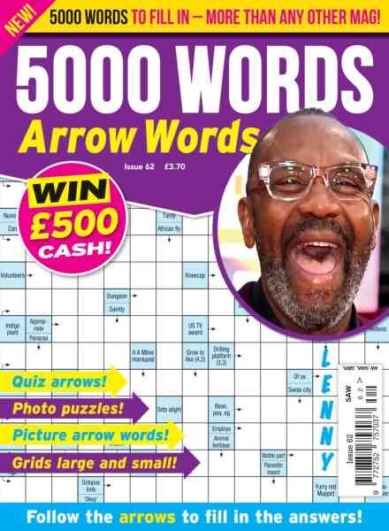 5000 Words Arrow words – July 2026 Cover