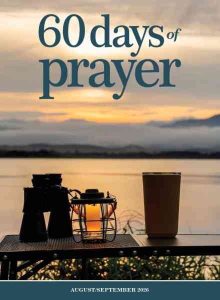 60 Days of Prayer – August-September 2026 Cover