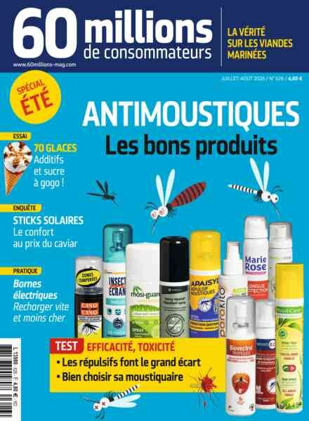 60 Millions de Consommateurs – Juillet-Aout 2026 Cover