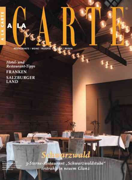 A la Carte – September 2022 Cover