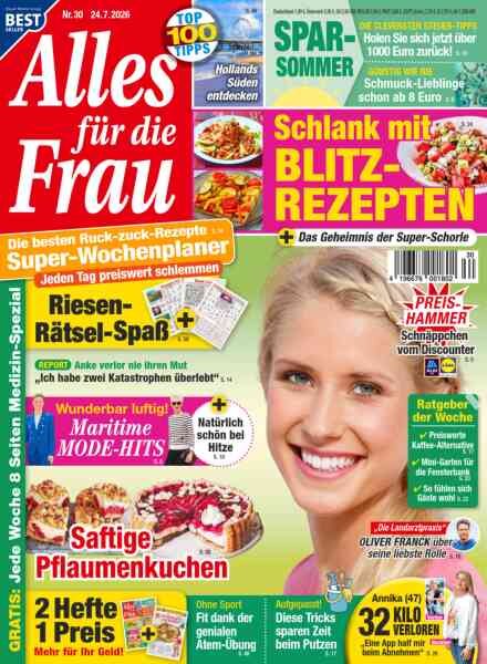 Alles fur die Frau – 24 Juli 2026 Cover