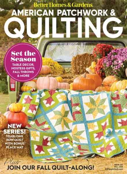 American Patchwork & Quilting – Fall 2026 Cover