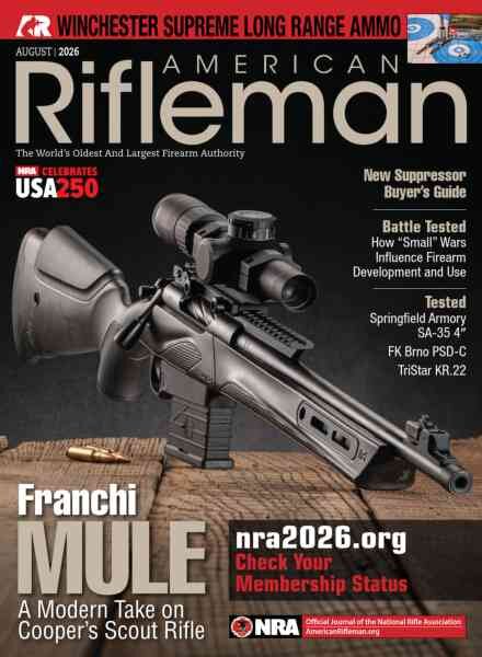 American Rifleman – August 2026 Cover