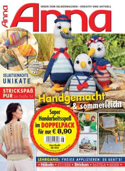 Anna Germany – August 2026 Cover
