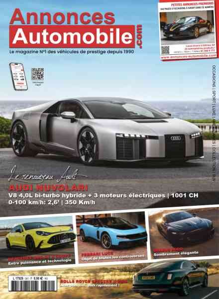 Annonces Automobile – N 391 2026 Cover