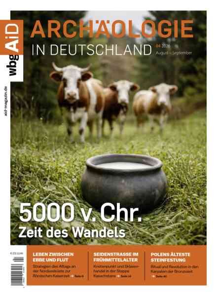 Archaologie in Germany – August-September 2026 Cover