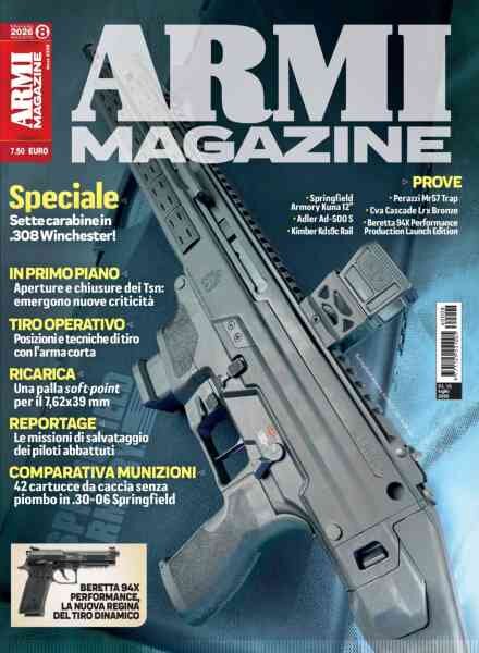 Armi Magazine – Agosto 2026 Cover