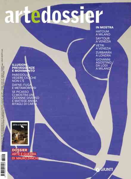 Art e Dossier – Luglio-Agosto 2026 Cover