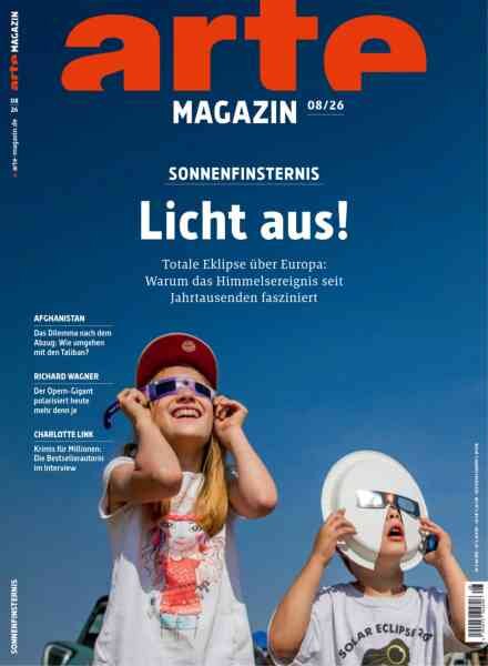 ARTE Magazin – August 2026 Cover