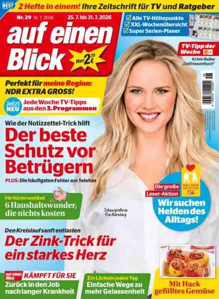 Auf Einen Blick – 16 Juli 2026 Cover