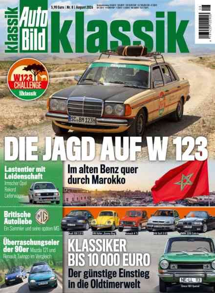 Auto Bild Klassik – August 2026 Cover