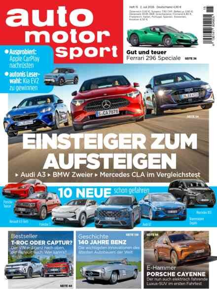 Auto Motor und Sport – 1 Juli 2026 Cover