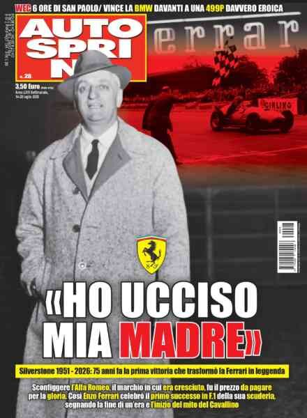 Auto Sprint – 14 Luglio 2026 Cover