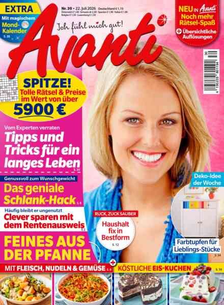 Avanti – 22 Juli 2026 Cover
