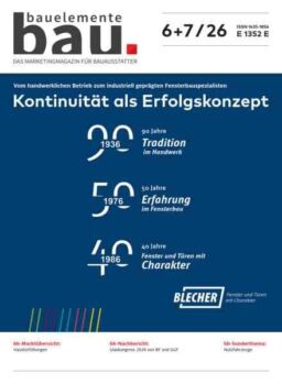 Bauelemente Bau – Juni-Juli 2026