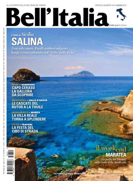 Bell’Italia – Luglio 2015 con Puglia Cover