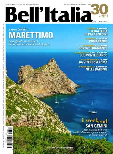 Bell’Italia – Luglio 2016 con Puglia Cover