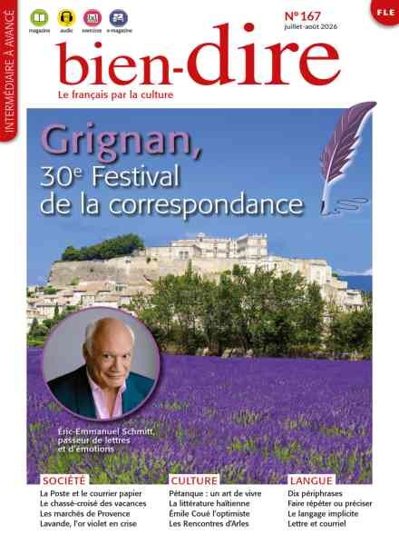 Bien-Dire – Juillet-Aout 2026 Cover