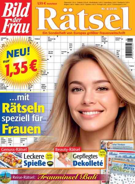 Bild der Frau Ratsel – August 2026 Cover