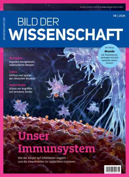 Bild der Wissenschaft – August 2026 Cover