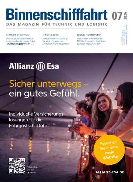 Binnenschifffahrt – Juli 2026 Cover