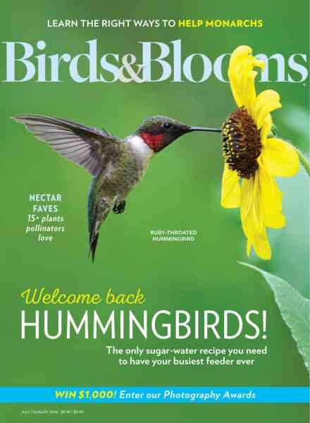Birds & Blooms – July-August 2026 Cover