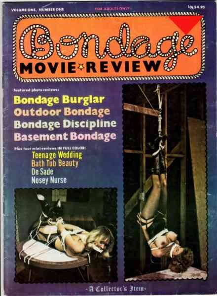 Bondage Movie Review – Volume 1 Number 1 1975 Cover