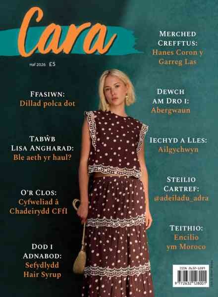 Cara – Haf 2026 Cover