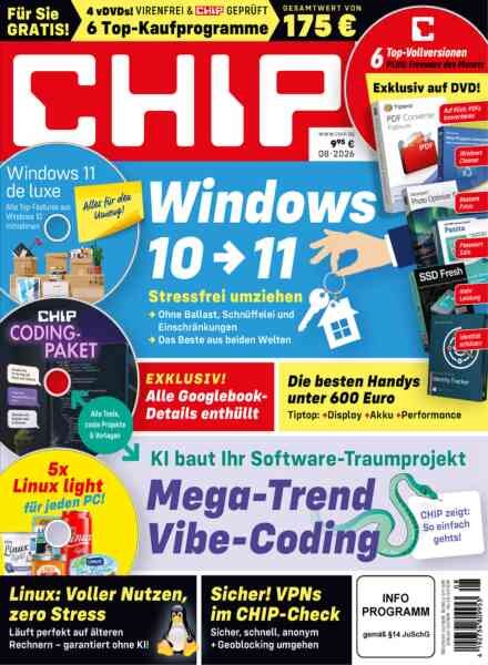 Chip Germany – August 2026 Cover