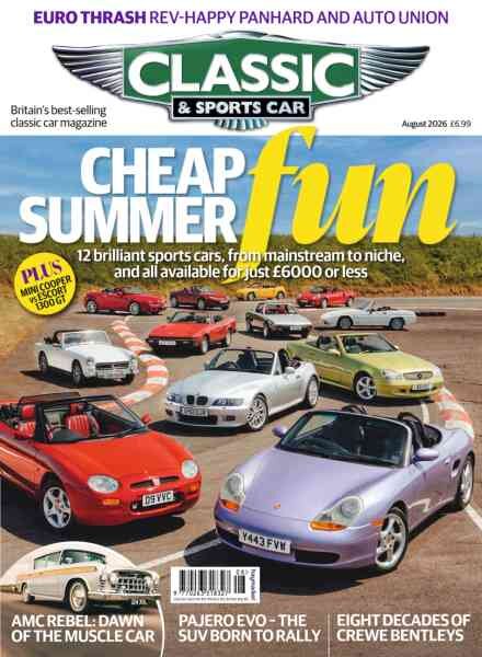 Classic & Sports Car UK – August 2026 Cover