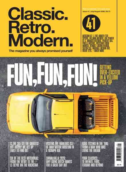 Classic.Retro.Modern. – July-August 2026 Cover