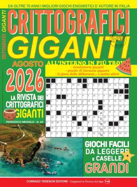 Crittografici Giganti – Agosto 2026 Cover