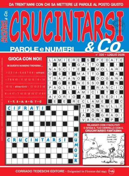 Crucintarsi & Co – 26 Giugno 2026 Cover