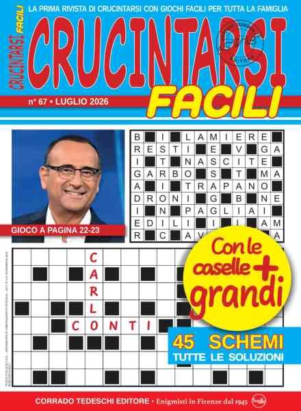 Crucintarsi Facili – Luglio 2026 Cover