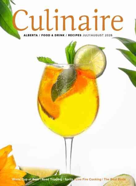 Culinaire Magazine – July-August 2026 Cover