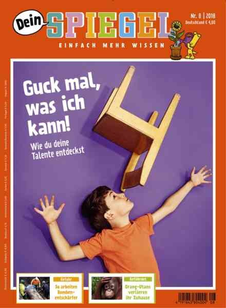 Dein Spiegel – August 2018 Cover