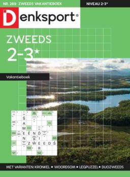 Denksport Zweeds 2-3 vakantieboek – 15 Juli 2026
