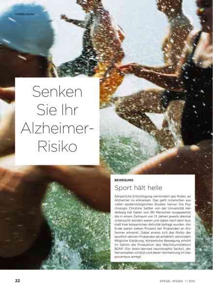 Der Spiegel Wissen – Nr 1 2010 Cover