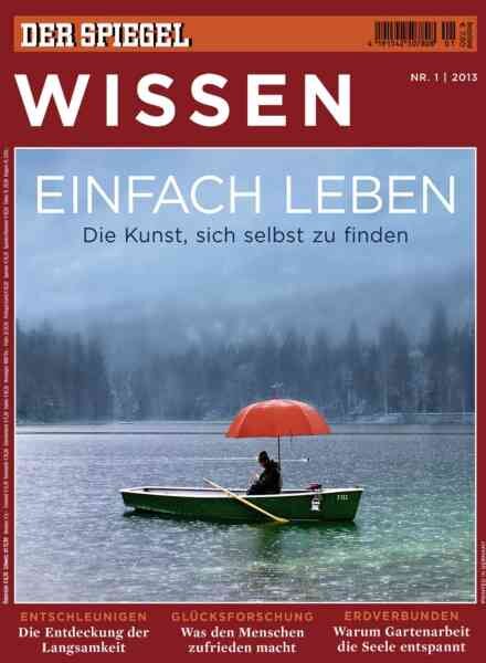 Der Spiegel Wissen – Nr 1 2013 Cover
