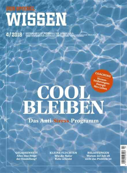 Der Spiegel Wissen – Nr 4 2018 Cover